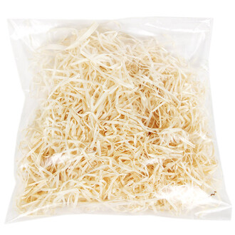 Exclusive clear-cut 4-5 mm wide threads as a filling for...