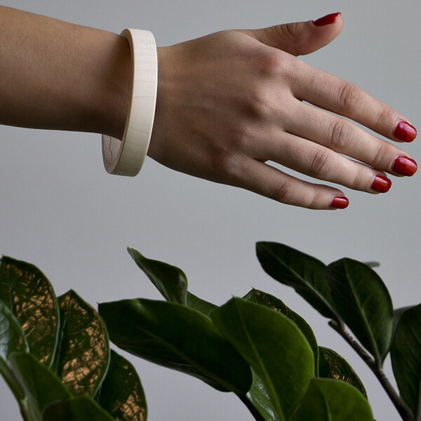 Armreif, Armband 10 mm gerade Form Naturprodukt Handarbeit geschliffen