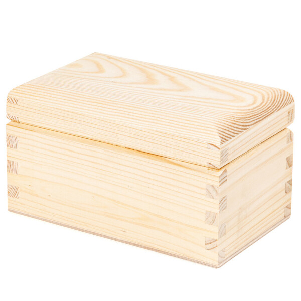 Organizer, Teekiste aus Holz mit 2 Fächern, 15 × 10 × 8 cm