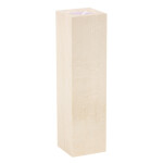 Hoher Teelichthalter 20 cm quadratischer Holz Kerzenständer