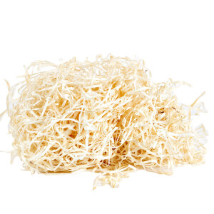Holzwolle stark geschnitten 4-5 mm breit, Geschenke...