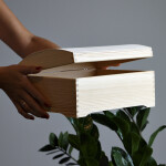 Holzbox Schatzkiste 3,6 Liter Truhe Haushaltskiste Holz Natur Vollholz Kiste