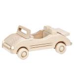 Holzauto, Sportwagen, Cabrio, Spielzeugauto, 21 × 9 × 9 cm