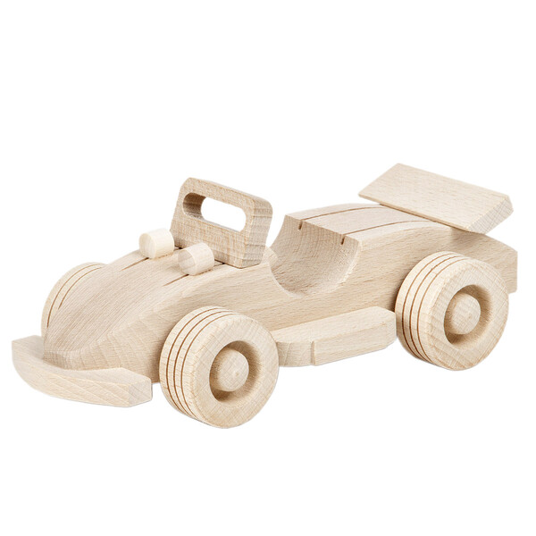 Sportwagen aus Holz