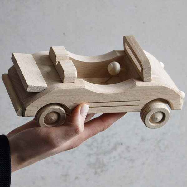 Cabrio aus Holz Spielzeug