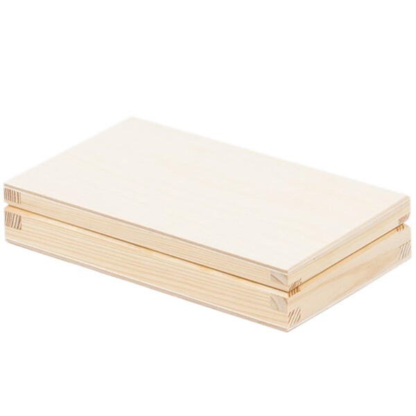 Holzbox 18 x 10,5 x 3,5 cm Brillenbox