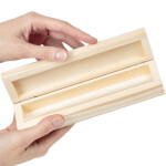 Holz Kugelschreiber Geschenkverpackung 20 x 5 x 4 cm Holz