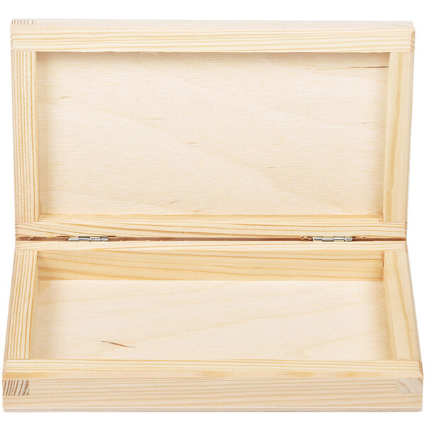 Holzbox 18 x 10,5 x 3,5 cm Brillenbox