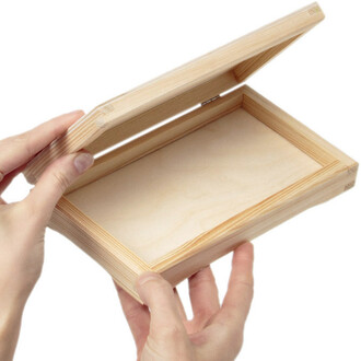 Holzbox 20 x 11 x 4 cm Geschenkkiste