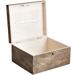 Kiste für Geldgeschenke Hochzeit Kiste Kartenbox Holz Spendenbox Sammelbox