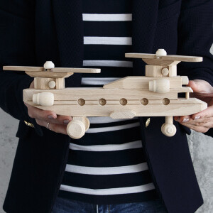 Helikopter, Lastenhubschrauber aus Holz,...