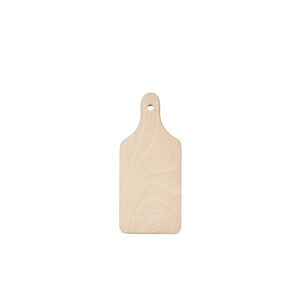 Holz Schneidebrett, Frühstücksbrettchen mit Griff 22 x 10 cm