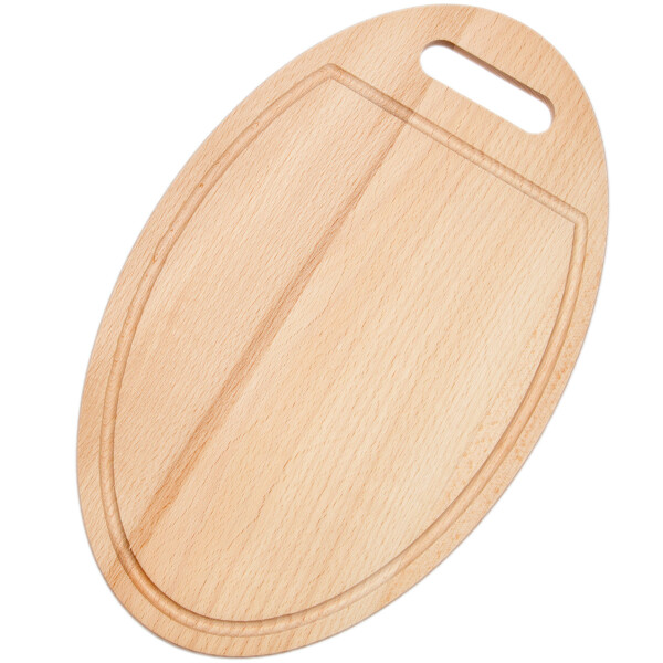 ovales Küchenbrett 35 x 22 cm Holzbrett Schneidebrett Eingriff Holz Brettchen