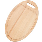 ovales Küchenbrett 35 x 22 cm Holzbrett Schneidebrett Eingriff Holz Brettchen