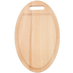 ovales Küchenbrett 35 x 22 cm Holzbrett Schneidebrett Eingriff Holz Brettchen