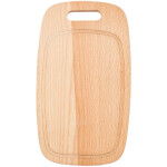 Brettchen Holzbrettchen Schneidebrett Fassform 33 x 18,5 cm mit Griff