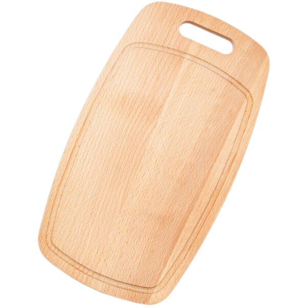Schneidebrett,Brotzeitbrett 35,5 x 20 cm mit Griff, Brettchen Fassform