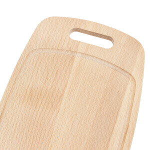 Schneidebrett,Brotzeitbrett 35,5 x 20 cm mit Griff, Brettchen Fassform