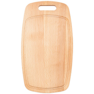 Schneidebrett,Brotzeitbrett 35,5 x 20 cm mit Griff, Brettchen Fassform