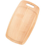 Schneidebrett,Brotzeitbrett 35,5 x 20 cm mit Griff, Brettchen Fassform