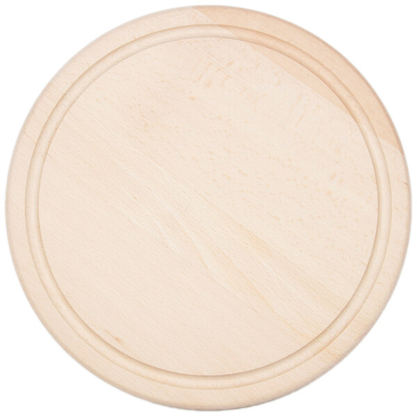 Schneidebrett rund Ø 25 cm Holzbrett Küchenbrett Vesperbrett