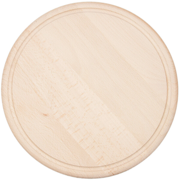 Schneidebrett rund Ø 30 cm Holzschneidebrettchen Tranchierbrettchen