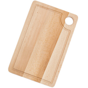 Haushaltsbrett Holz 34 x 22 cm Schneidebrett rechteckig