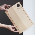 Haushaltsbrett Holz 34 x 22 cm Schneidebrett rechteckig