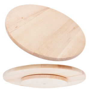 Drehbare Anrichte Ø 35 cm, Servierplatte aus Holz