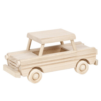 Holzauto aus Naturholz