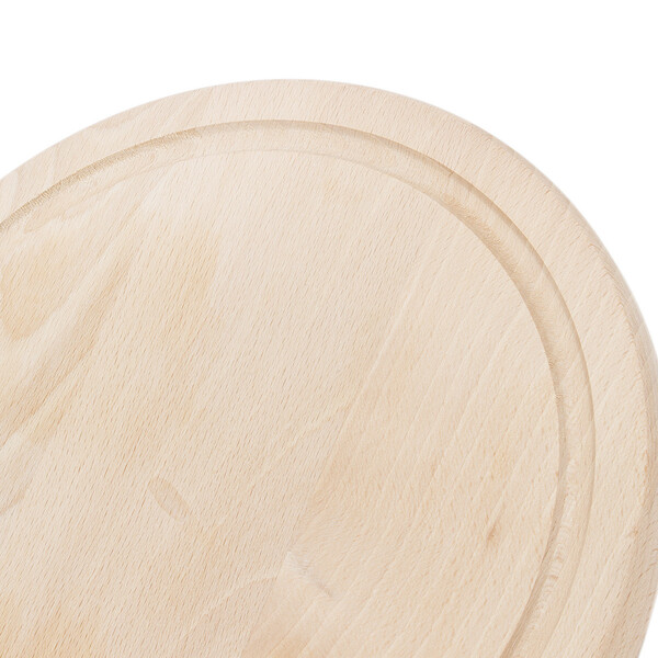 Tranchierbretter runde Brettchen  20 cm Holzbrettchen 4er Set