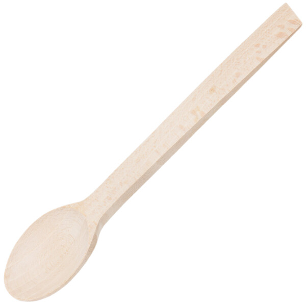 Holzlöffel Esslöffel Holz 24 cm quadratischer Stiel Löffel Holz