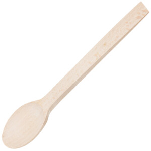 Holzlöffel Esslöffel Holz 24 cm quadratischer Stiel Löffel Holz