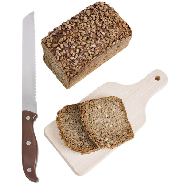 Holz Frhstcksbrettchen mit Griff 22 x 10 cm