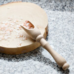 Gewürzschaufel mit Griff aus Holz 13 cm lang