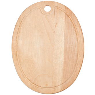Groes schweres Schneidebrett oval mit...
