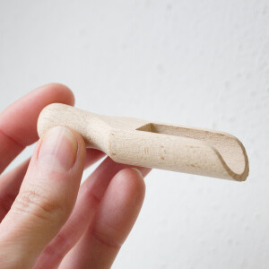 Holz Gewürz-Löffel 7 cm lang, Gewürzschaufel, Holzschaufel