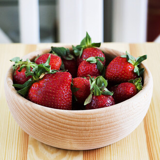 Holzschale 0,6 Liter � 16,5 x 6 cm Obstschale Schale...