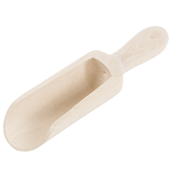 Gewürzschaufel aus Holz 18 cm, großer Holzportionierer für Gewürze