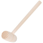 Fleischplattierer Edelstahl Ø 4,5 cm Holz 30 cm lang