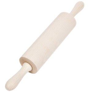 bewegliche Zweihand Teigrolle 20 cm Pizzateigrolle Nudelholz