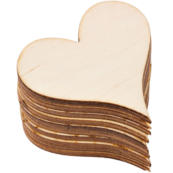 Profil Holzherz 5 x 5 cm ohne Loch