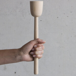 großer gerade 30 cm Stapfer Krautstampfer Kartoffelstampfer Holz