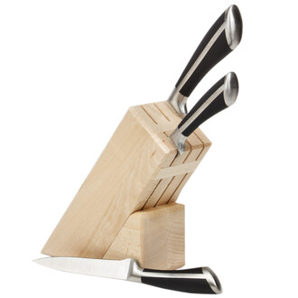 Messerblock aus Holz 6 Messer Messerblock aus Holz 6 Messer