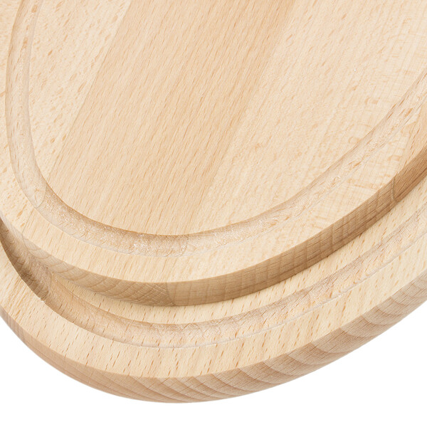 Schneidebrett 2er Set oval Kchenbrettchen