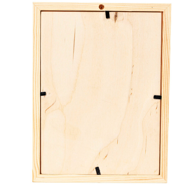 Sparbchse aus Holz mit Glasscheibe 21 x 16 x 4 cm