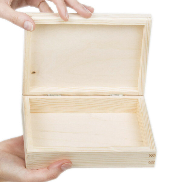 Bilderkiste mit Klappdeckel 17 x 12 x 5,5 cm