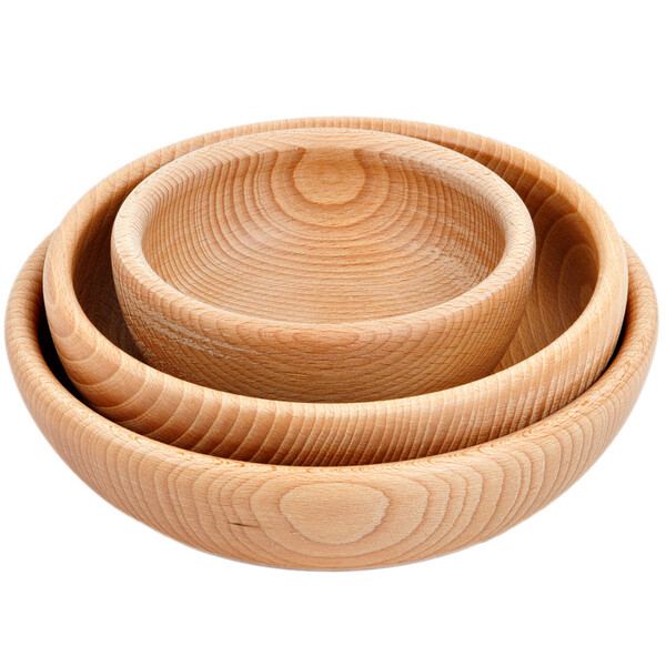 Holz Rhrschsseln im 3er Set