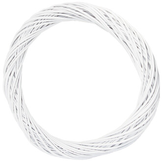 Weidenring weiß Ø 50 x 10 cm Kranz Weidenring weiß Ø 50 x 10 cm Kranz