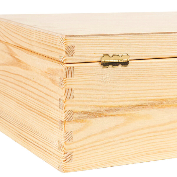 Holzkiste mit Deckel 30 x 20 x 14 cm Erinnerungsbox